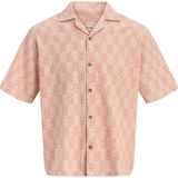 Jack & Jones Erkek Relaxed Fit Resort Yaka Gömlek - Vincent - 6915-Kiremit - XL