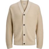 Jack & Jones Erkek Relaxed Fit Triko Hirka - Connor - 0019-Bej - XL