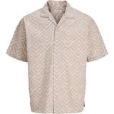 Jack & Jones Erkek Resort Yaka Gömlek - Milo - 008-Bej