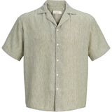 Jack & Jones Erkek Resort Yaka Kisa Kollu Gömlek - Hyeres - 00430-Yeşil - 2XL