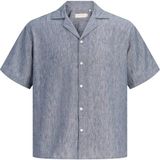 Jack & Jones Erkek Resort Yaka Kisa Kollu Gömlek - Hyeres - Gri