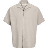 Jack & Jones Erkek Resort Yaka Kisa Kollu Gömlek - Luke - 008-Bej - XL