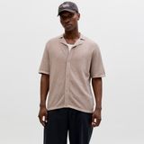 Jack & Jones Erkek Resort Yaka Triko Gömlek - Chris - 07-Bej