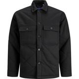 Jack & Jones Erkek Rüzgar Geçirmez Geniş Kesim Mont Ceket 12246771 - Siyah