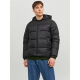 JACK JONES Erkek Rüzgar Geçirmez Kapüşonlu Puffer Mont 12235859