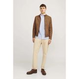 Jack & Jones Erkek Sentetik Süet Ceket Kahverengi (Cognac) (12261197) - XL