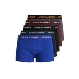 JACK & JONES Erkek seti, 5'li paket, boxer şort, streç külot, basic jarse iç çamaşırı, Çok renkli, XL