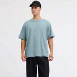 Jack & Jones Erkek Sirt Baskili Tisört - Andrew - 003-Mavi