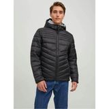 Jack & Jones Erkek Şişme Kapüşonlu Mont - 12211785 - 01-Siyah