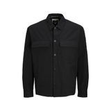 Jack & Jones Erkek Siyah Jcofusıon Tech Overshırt Gömlek 12290687-Black