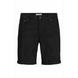 Jack & Jones Erkek Siyah Jpstrick Original Short Mid Şort 12165892-Black