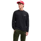 Jack & Jones Erkek Siyah Sweatshirt XL Beden JJEARCHIVE GRAPHIC SWEAT Modeli