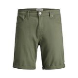JACK & JONES Erkek Şort Regular Fit Şort, Yeşil (Deep Lichen Green), M