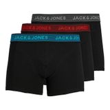 JACK & JONES Erkek şortu, 3'lü paket şort, - Asfalt/Hawaian, XL