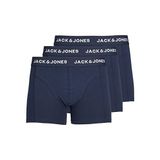 JACK & JONES Erkek şortu, 3'lü paket şort, Mavi (Blue Nights Detail: Blue Night - Blue Night), L