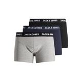 JACK & JONES Erkek şortu, 3'lü paket şort, Siyah, XXL