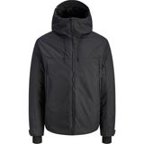 Jack & Jones Erkek Su ve Rüzgara Dayanikli Kapüsonlu Mont - Summit - 2XL - 0 - Siyah