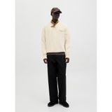 Jack & Jones Erkek Sweatshirt, 3 İplik Şardonlu, Antique White, S Beden