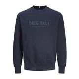 JACK & JONES Erkek Sweatshirt Baskılı Sweatshirt, sky captain, M