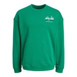Jack & Jones Erkek Sweatshirt, Jorbrınk Cıty Crew Neck, Lush Meadow, S Beden