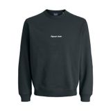 JACK & JONES Erkek Sweatshirt JORNORREBRO EMB Sweat Crew - Relaxed Fit, Forest River, M