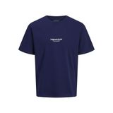 JACK & JONES Erkek T-Shirt Baskılı Tişört, Okyanus Mağarası, XS