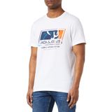 JACK & JONES Erkek T-Shirt beyaz L