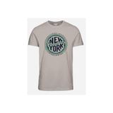 Jack & Jones Erkek Tişört 12232996 - Bej - M
