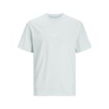 JACK & JONES Erkek tişört, baskılı, yuvarlak yaka tişört, Skylight., XL
