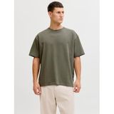 JACK & JONES Erkek Tişört, Dumanlı Zeytin, S