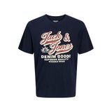 JACK & JONES Erkek tişört, logolu tişört, sky captain, S
