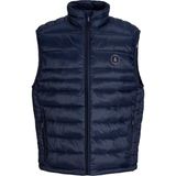 Jack & Jones Erkek Yüksek Dik Yaka Kolsuz Yelek - Kingsley - 00 Lacivert