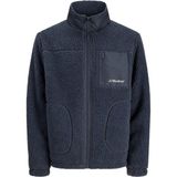 Jack & Jones Erkek Yüksek Dik Yaka Teddy Ceket - Soho - M - 00-Mavi