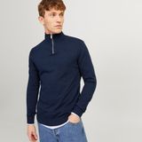 Jack & Jones Erkek Yüksek Yaka Triko Kazak - Emil - 00 Lacivert