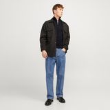 Jack & Jones Erkek Yüksek Yaka Triko Kazak - Emil - 000-Siyah