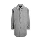 Jack & Jones Erkek Yün Palto, Gri Kazayağı Desenli, S Beden
