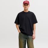 Jack & Jones Erkek Yuvarlak Yaka Tisört - Barron - 0-Siyah