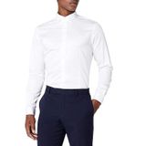 JACK & JONES ESSENTIALS Erkek JJPRPARMA SHIRT L/S NOOS Gömlek, Beyaz, M