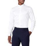 JACK & JONES ESSENTIALS Erkek JJPRPARMA SHIRT L/S NOOS Gömlek, Beyaz, S