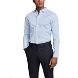 JACK & JONES ESSENTIALS Erkek JJPRPARMA SHIRT L/S NOOS Gömlek, Koyu Buz Mavisi, S