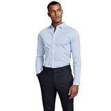 JACK & JONES ESSENTIALS Erkek JJPRPARMA SHIRT L/S NOOS Gömlek, Koyu Buz Mavisi, XL