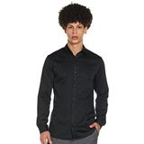 JACK & JONES ESSENTIALS Erkek JJPRPARMA SHIRT L/S NOOS Gömlek, Siyah, S