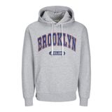 Jack & Jones Essentials Jjebradley Kapüşonlu Regular Fit Sweat Erkek SWEAT 12270060