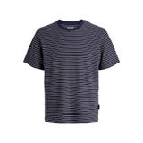 Jack & Jones Essentials Jjedover Pamuklu Relaxed Fit Çizgili T Shirt Erkek T SHİRT 12288015