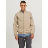 Jack & Jones Essentials Jjerush Fermuarlı Suya Dayanıklı Bomber Ceket Erkek CEKET 12165203 - Bej - 2XL