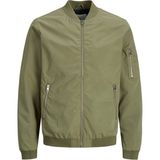 Jack & Jones Essentials Jjerush Fermuarlı Suya Dayanıklı Bomber Ceket Erkek Ceket 12165203 - Haki