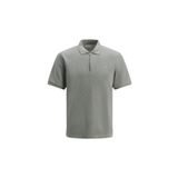 Jack & Jones Fermuar Detaylı Polo Yaka Gri Erkek Tişört-12279177