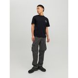 Jack & Jones Fılo Erkek Tişört 12229885 - Siyah