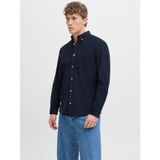 Jack & Jones Fitilli Kadife Gömlek, L, 12278967, Sky Captain, Erkek