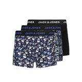 Jack & Jones Flower Skull Erkek 3'lü Boxer (12289026-B)